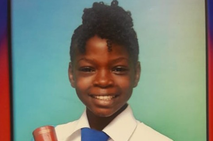 Twelve-year old Rhoanna Burnett will be attending the St. Andrew-based Immaculate Conception High School in September.