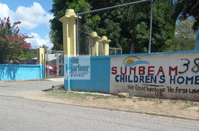 Entrance of Sunbeam Children's Home along the Gutters to Spring Village main road in southwest St Catherine. (OH News Photo)