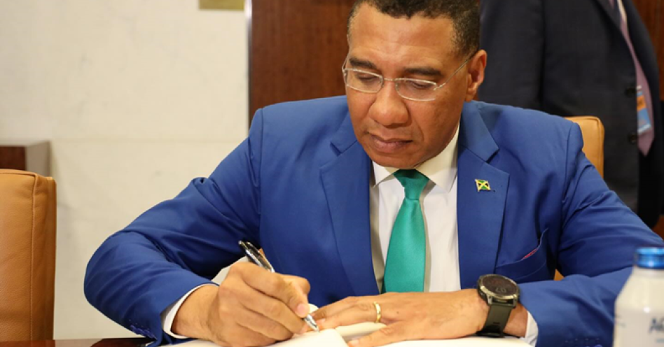 Prime Minister Andrew Holness