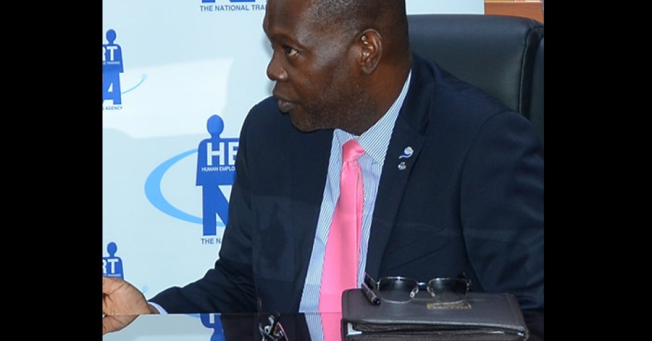 National Technical, Vocational, Education and Training (TVET) Director in the Education, Youth and Information Ministry, Denworth Finnikin. (JIS Photo)
