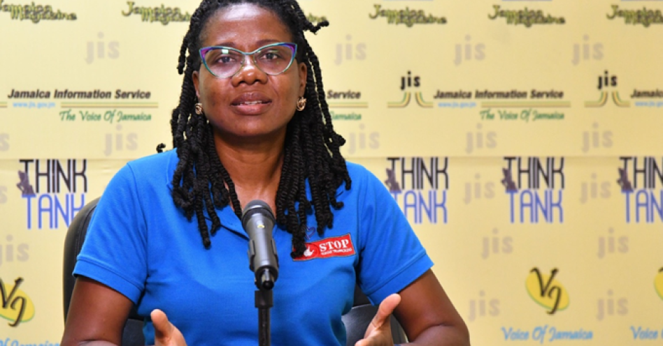 Head of the Anti-Trafficking in Persons Unit, Counter Terrorism and Organized Crime Investigations Branch, Jamaica Constabulary Force (JCF), Woman Detective Inspector Kimesha Gordon. (JIS Photo)