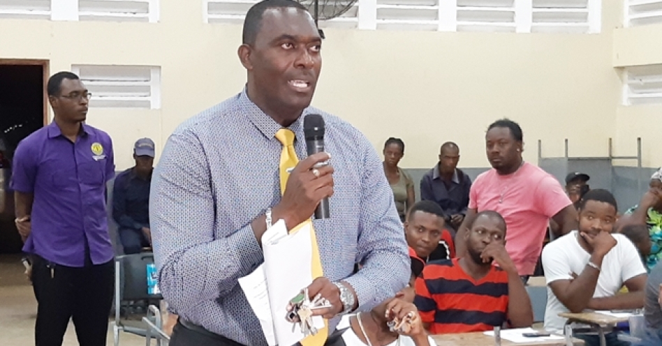 Principal of Old Harbour High School Lynton Weir (OH News Photo)
