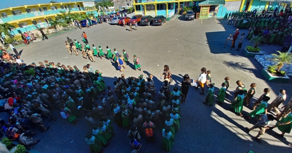 First day of the academic school year at Marlie Mount Primary and Infant on September 5, 2022. (OH News Photo)
