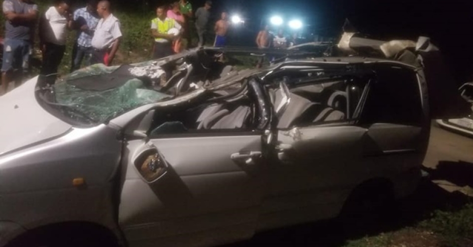 The Toyota Noah driven by Nevon 'Party Animal' Brown. (Photo: Contributed)