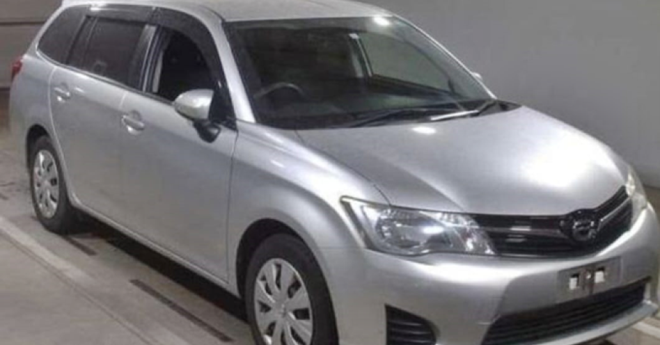 A Toyota Fielder motor car