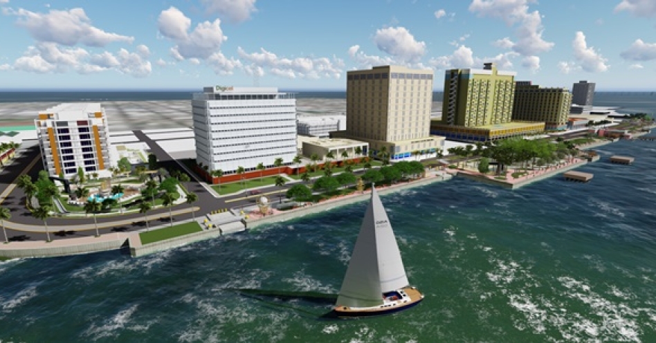 A 3-D imagery of what the future of Downtown, Kingston will look like. (Image Courtesy of the Urban Development Company of Jamaica)