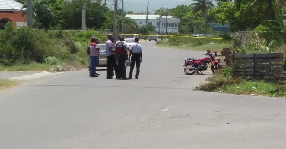 The deceased was disembarking from this bike when he was attacked by gunmen. (OH News Photo)