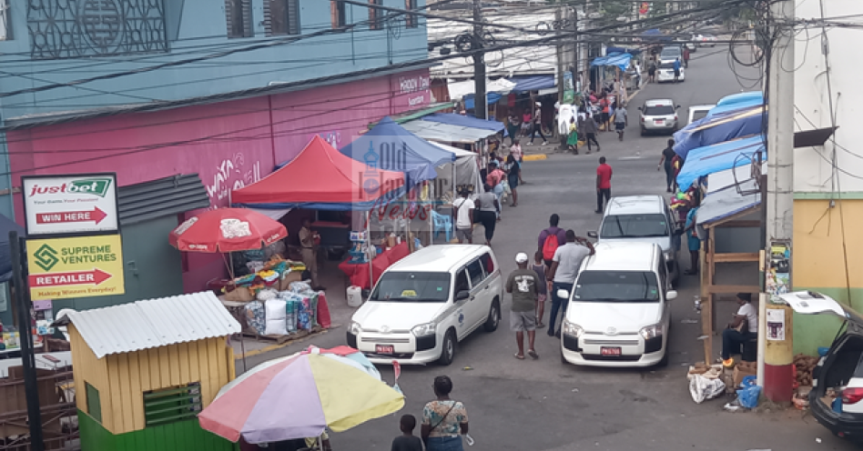 An overhead view of Vaz Drive, Old Harbour on December 11, 2023. (OH News Photo)
